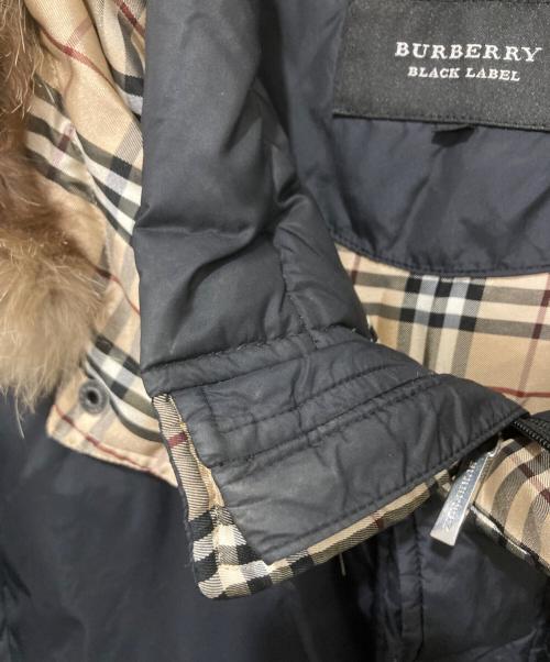 BURBERRY BLACK LABEL（バーバリーブラックレーベル）BURBERRY BLACK LABEL (バーバリーブラックレーベル) ダウンジャケット ブラック サイズ:Mの古着・服飾アイテム
