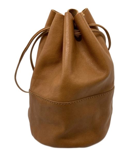 arts&crafts（アーツアンドクラフツ）arts&crafts (アーツアンドクラフツ) 巾着ドローストロングポーチ ベージュの古着・服飾アイテム