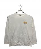 stussyステューシー）の古着「ロングスリーブカットソー」｜ホワイト