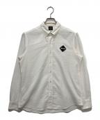F.C.R.B.エフシーレアルブリストル）の古着「COOLMAX EMBLEM B.D.SHIRT」｜ホワイト