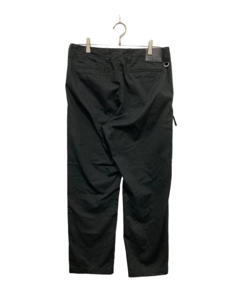 uniform experiment（ユニフォームエクスペリメント）uniform experiment (ユニフォームエクスペリメント) SIDE POCKET TAPERED PANTS ブラック サイズ:2の古着・服飾アイテム