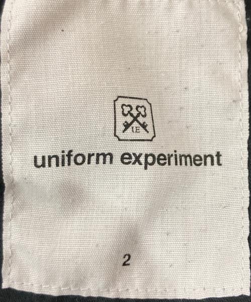 uniform experiment（ユニフォームエクスペリメント）uniform experiment (ユニフォームエクスペリメント) SIDE POCKET TAPERED PANTS ブラック サイズ:2の古着・服飾アイテム
