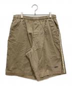 stussyステューシー）の古着「サイドラインハーフパンツ/OLDSTUSSY/紺タグ」｜ベージュ