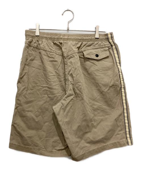 stussy（ステューシー）stussy (ステューシー) サイドラインハーフパンツ/OLDSTUSSY/紺タグ ベージュ サイズ:Mの古着・服飾アイテム