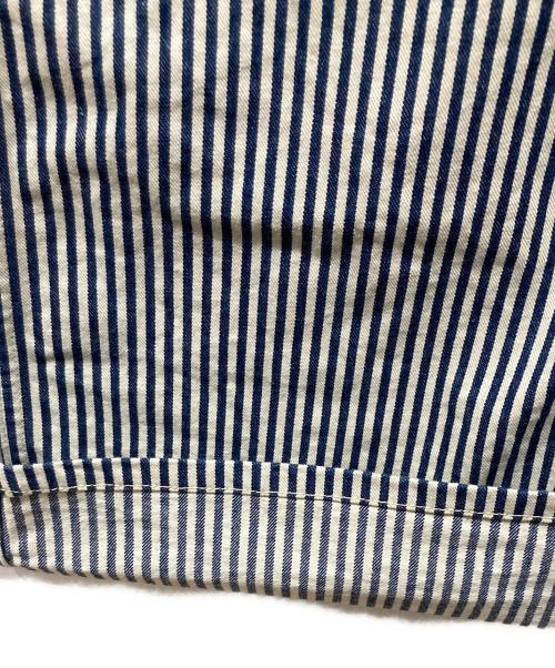 BURGUS PLUS（バーガスプラス）BURGUS PLUS (バーガスプラス) Hickory Stripe Bib Overall インディゴ サイズ:36の古着・服飾アイテム