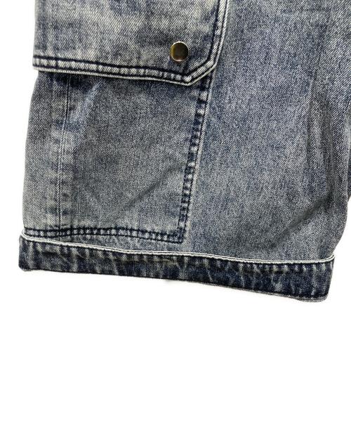 MAISON SPECIAL（メゾンスペシャル）MAISON SPECIAL (メゾンスペシャル) Big Pocket 2WAY Buggy Denim Cargo Pants インディゴの古着・服飾アイテム