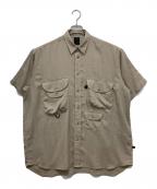 DAIWA PIER39ダイワ ピア39）の古着「TECH BOMBAY SAFARI SHIRTS S/S - DIVERSE」｜ベージュ