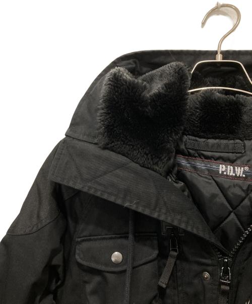 AVIREX（アヴィレックス）AVIREX (アヴィレックス) P.D.W. FLIGHT JACKET N-3B MODIFIED ブラック サイズ:Lの古着・服飾アイテム