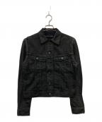 RALPH LAUREN BlackLabelラルフローレンブラックレーベル）の古着「ブラックデニムジャケット」｜ブラック