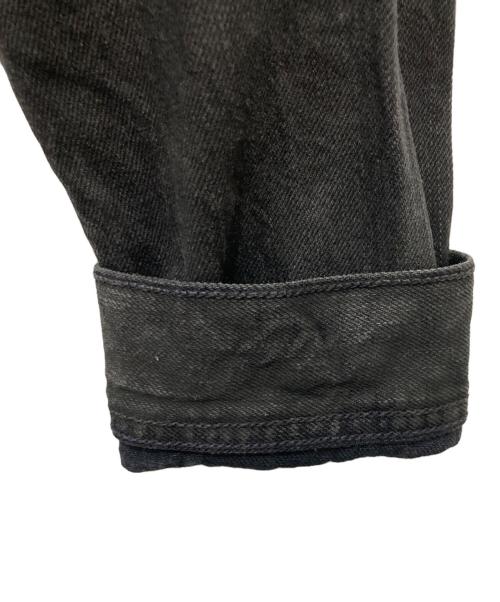 RALPH LAUREN BlackLabel（ラルフローレンブラックレーベル）RALPH LAUREN BlackLabel (ラルフローレンブラックレーベル) ブラックデニムジャケット ブラック サイズ:Sの古着・服飾アイテム