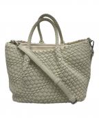 DIANAダイアナ）の古着「イントレチャートメッシュBAG」｜ホワイト