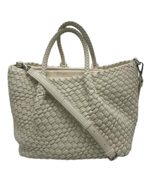 DIANA（ダイアナ）DIANA (ダイアナ) イントレチャートメッシュBAG ホワイトの古着・服飾アイテム