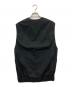 CHIEKO+ (チエコプラス) round back zip vest ブラック サイズ:36：11000円