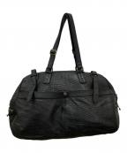 vinterksヴィンタークス）の古着「レザーボストンバッグ」｜ブラック