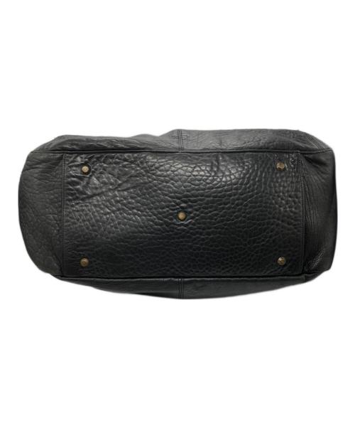 vinterks（ヴィンタークス）vinterks (ヴィンタークス) レザーボストンバッグ ブラックの古着・服飾アイテム