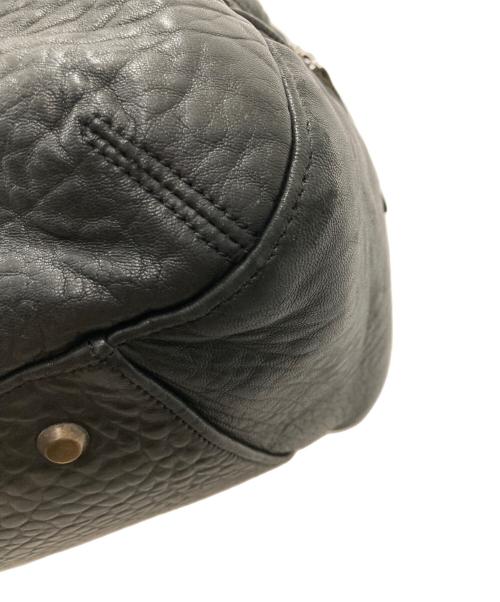 vinterks（ヴィンタークス）vinterks (ヴィンタークス) レザーボストンバッグ ブラックの古着・服飾アイテム