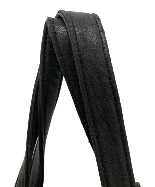 vinterks（ヴィンタークス）vinterks (ヴィンタークス) レザーボストンバッグ ブラックの古着・服飾アイテム