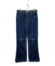 jieda（ジエダ）の古着「SLIT DENIM PANTS」｜インディゴ