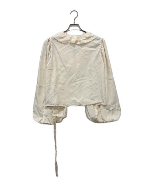 Spick and Span（スピック＆スパン）Spick and Span (スピックアンドスパン) Higuchi*Sカシュクールフリルブラウス ベージュ サイズ:下記参照の古着・服飾アイテム