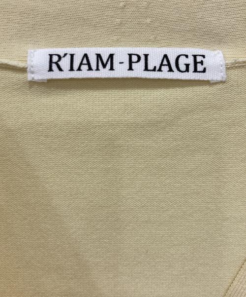 RIAM-PLAGE（リアムプラージュ）RIAM-PLAGE (リアムプラージュ) Plage R'IAM WRAP カーディガン イエロー サイズ:下記参照の古着・服飾アイテム