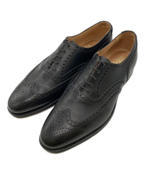 Crockett & Jones（クロケット＆ジョーンズ）Crockett & Jones (クロケット＆ジョーンズ) ウィングチップシューズ ブラック サイズ:8の古着・服飾アイテム