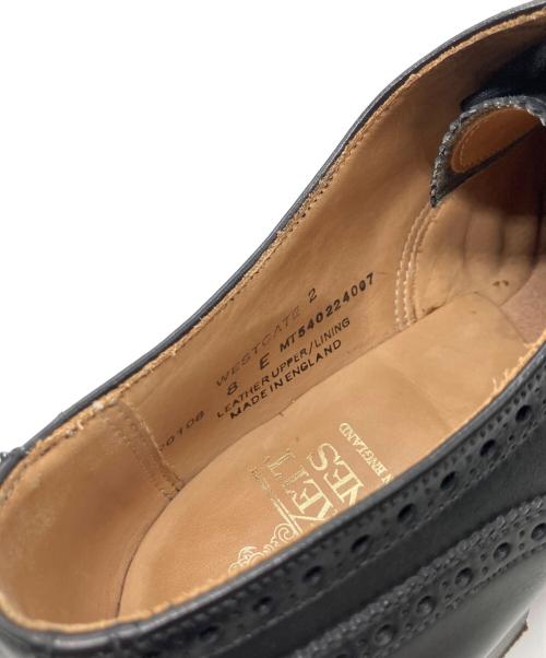 Crockett & Jones（クロケット＆ジョーンズ）Crockett & Jones (クロケット＆ジョーンズ) ウィングチップシューズ ブラック サイズ:8の古着・服飾アイテム