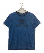 RRLダブルアールエル）の古着「プリントTシャツ」｜ネイビー