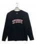 stussy（ステューシー）の古着「ロゴカットソー」｜ブラック