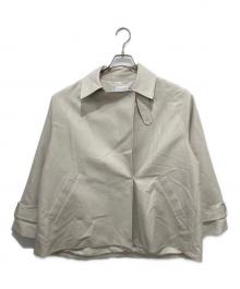 Noble（ノーブル）の古着「コットンダブルクロスハーフコート」｜ベージュ