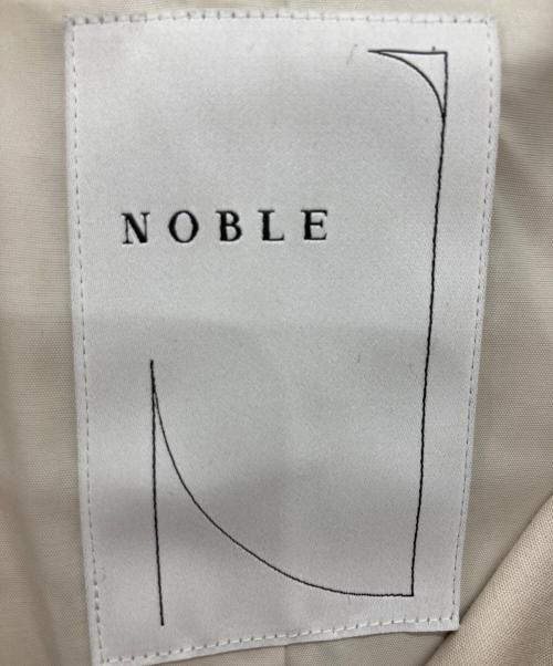 Noble（ノーブル）Noble (ノーブル) コットンダブルクロスハーフコート ベージュ サイズ:36の古着・服飾アイテム