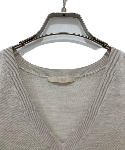 Plage（プラージュ）Plage (プラージュ) ファインゲージVネックニット ベージュ サイズ:記載なしの古着・服飾アイテム