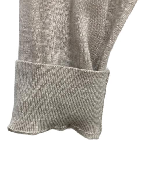 Plage（プラージュ）Plage (プラージュ) ファインゲージVネックニット ベージュ サイズ:記載なしの古着・服飾アイテム