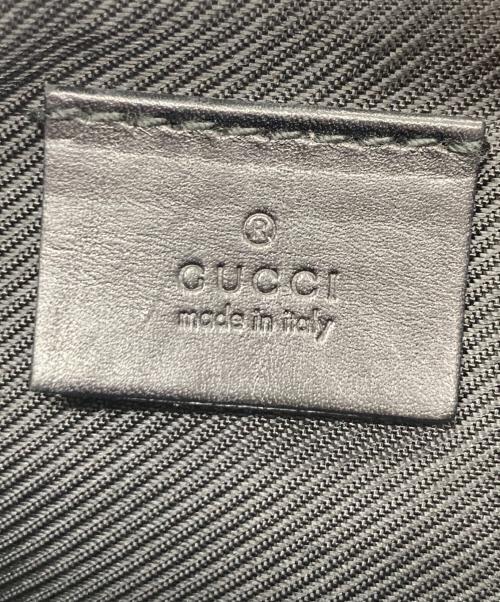 GUCCI（グッチ）GUCCI (グッチ) GGハンドバッグ アクセサリーポーチ ブラックの古着・服飾アイテム