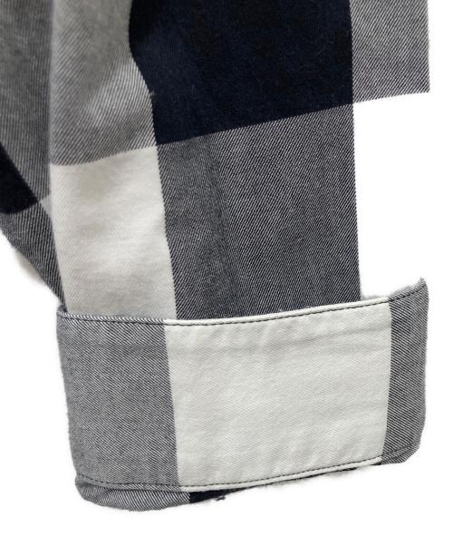 Dior（ディオール）Dior (ディオール) チェックシャツ ホワイト×ブラック サイズ:39の古着・服飾アイテム