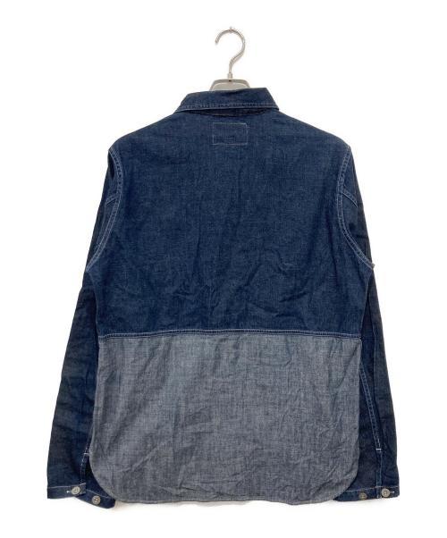NIGEL CABOURN（ナイジェルケーボン）NIGEL CABOURN (ナイジェルケーボン) デニムシャツ インディゴ サイズ:48の古着・服飾アイテム