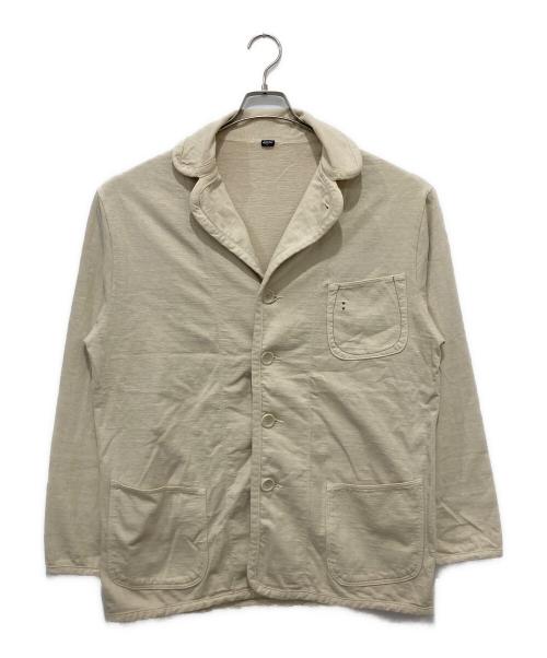 45R（フォーティファイブ・アール）45R (フォーティファイブ・アール) でこぼこ天竺の908チロリアンカーディガン ベージュ サイズ:下記参照の古着・服飾アイテム