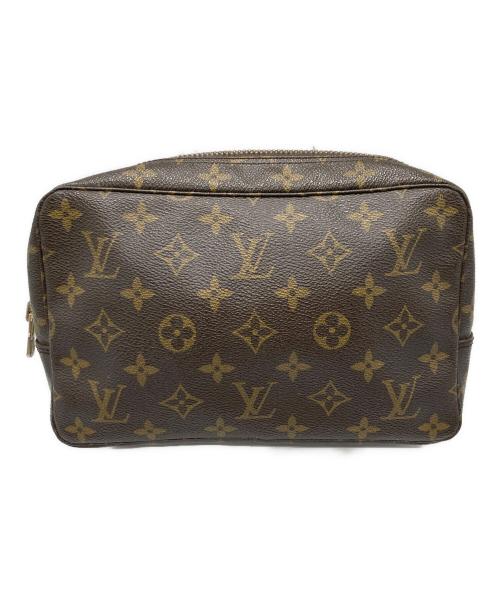 LOUIS VUITTON（ルイ ヴィトン）LOUIS VUITTON (ルイ ヴィトン) コスメポーチ ベージュの古着・服飾アイテム