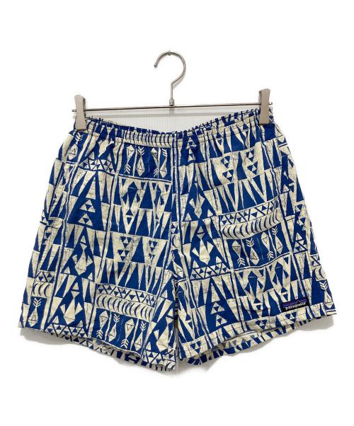 Patagonia（パタゴニア）Patagonia (パタゴニア) Baggies Shorts ブルー×アイボリー サイズ:Sの古着・服飾アイテム