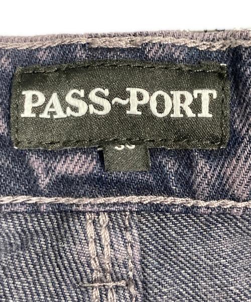 PASSPORT（パスポート）PASSPORT (パスポート) Workers Club Denim Short パープル サイズ:W30の古着・服飾アイテム