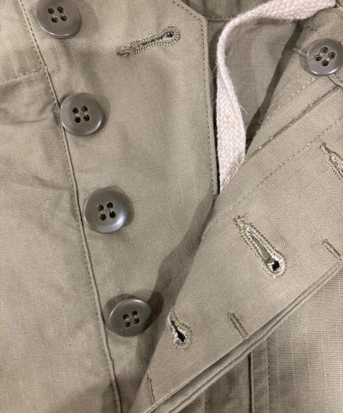 45R（フォーティファイブ・アール）45R (フォーティファイブ・アール) リップストップのベイカースカート オリーブ サイズ:不明の古着・服飾アイテム