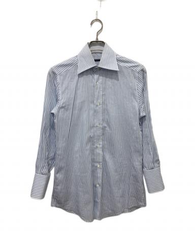 中古・古着通販】GUCCI (グッチ) ストライプシャツ ブルー サイズ:38