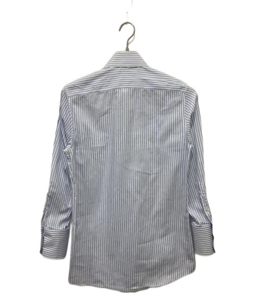 GUCCI（グッチ）GUCCI (グッチ) ストライプシャツ ブルー サイズ:38/15の古着・服飾アイテム