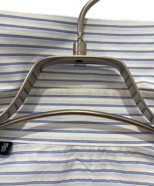 GUCCI（グッチ）GUCCI (グッチ) ストライプシャツ ブルー サイズ:38/15の古着・服飾アイテム