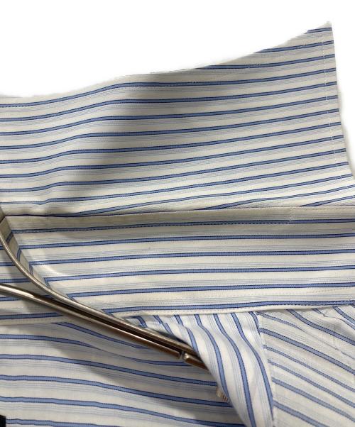 GUCCI（グッチ）GUCCI (グッチ) ストライプシャツ ブルー サイズ:38/15の古着・服飾アイテム