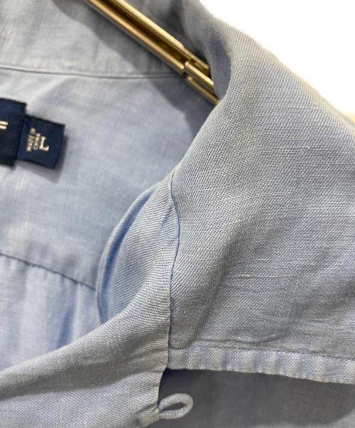 POLO GOLF（ポロ ゴルフ）POLO GOLF (ポロ ゴルフ) オープンカラーシャツ ブルー サイズ:Lの古着・服飾アイテム