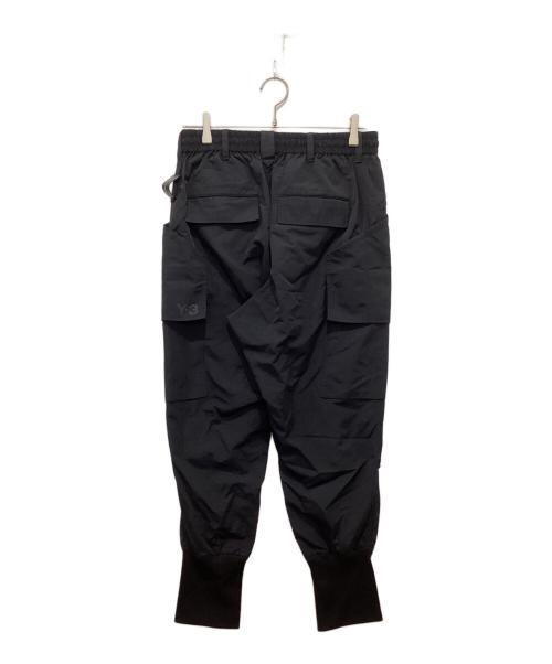 Y-3（ワイスリー）Y-3 (ワイスリー) ナイロンリップストップ ユーティリティ イージー カーゴパンツ ブラック サイズ:Sの古着・服飾アイテム