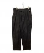 NEATニート）の古着「タックパンツ」｜ブラック