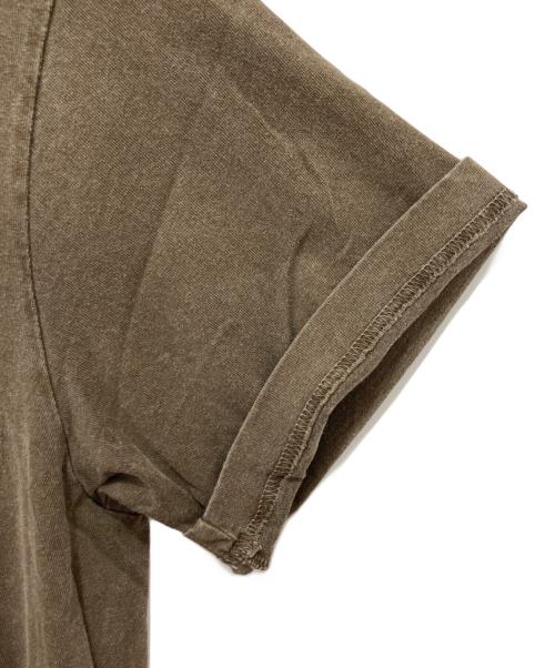 stussy（ステューシー）stussy (ステューシー) NO.4 PIG. DYED TEE/USA製 ブラウン サイズ:Lの古着・服飾アイテム