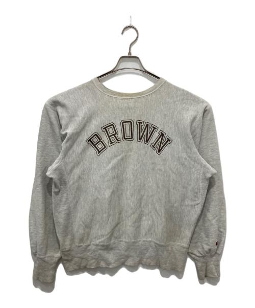 Champion（チャンピオン）Champion (チャンピオン) リバースウィーブスウェット/90's/USA製/刺繍タグ グレー サイズ:XLの古着・服飾アイテム