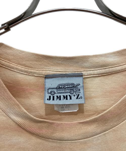 JIMMY'Z（ジミーズ）JIMMY'Z (ジミーズ) プリントTシャツ ベージュ サイズ:Lの古着・服飾アイテム